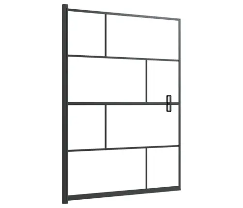 Dušas Siena, 100X140 Cm, Esg, Melna Vidaxl