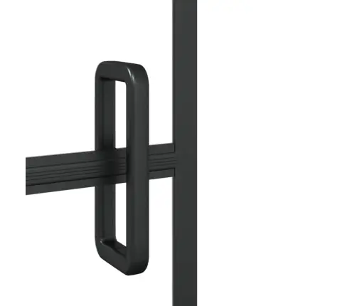 Dušas Siena, 100X140 Cm, Esg, Melna Vidaxl