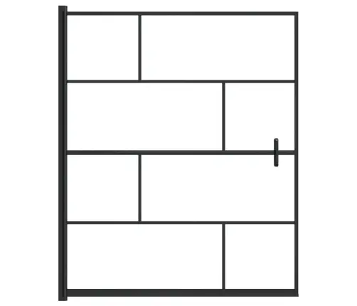 Dušinurga Uks, Esg-Klaas, 116X140 cm Must