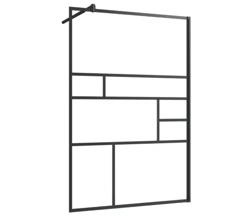 Dušinurga Sein, Läbipaistev Esg-Klaas, 115X195 cm Must