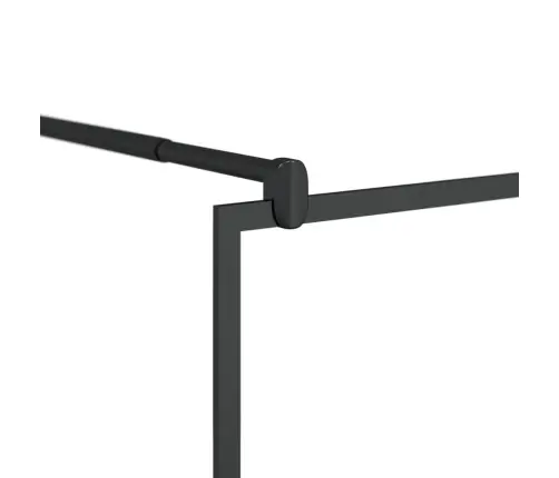 Dušinurga Sein, Läbipaistev Esg-Klaas, 115X195 cm Must