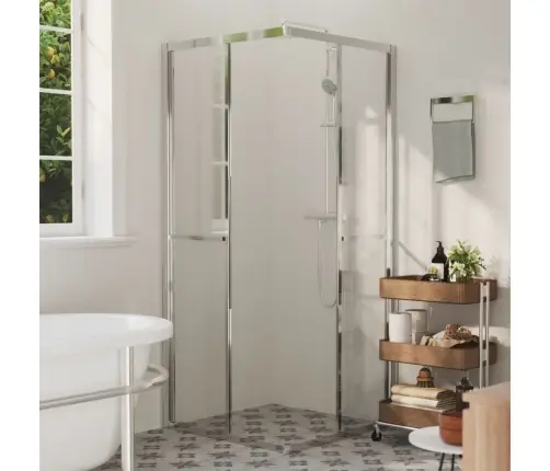 Dušas Kabīne, 80X80X180 Cm, Esg Vidaxl