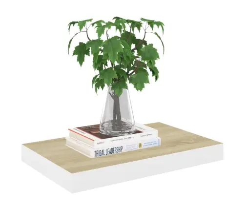 Seinariiulid, 4 Tk, Tamm Ja Valge, 40 X 23 X 3,8 Cm Mdf