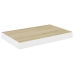 Sienas Plaukti, 4 Gab., Balti, Ozolkoka, 40X23X3,8 Cm, Mdf Vidaxl