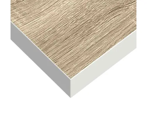 Sienas Plaukti, 4 Gab., Balti, Ozolkoka, 80X23,5X3,8 Cm, Mdf Vidaxl