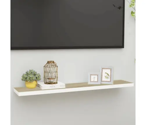 Seinariiul, Tamm Ja Valge, 120 X 23,5 X 3,8 Cm Mdf