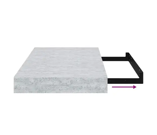 Seinariiul, Betoonhall, 40X23X3.8 cm Mdf