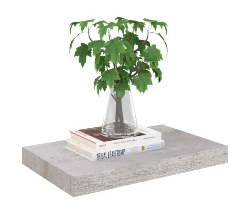 Pakabinamos Sieninės Lentynos, 2Vnt., Pilkos, 40X23X3,8cm Mdf Pakabinamos Sieninės Lentynos, 2Vnt., Pilkos, 40X23X3,8cm Mdf