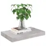 Pakabinamos Sieninės Lentynos, 2Vnt., Pilkos, 40X23X3,8cm Mdf Pakabinamos Sieninės Lentynos, 2Vnt., Pilkos, 40X23X3,8cm Mdf