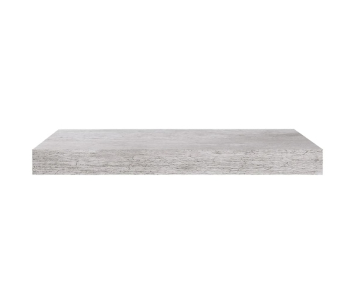 Sienas Plaukts, Betona Pelēks, 50X23X3,8 Cm, Mdf Vidaxl