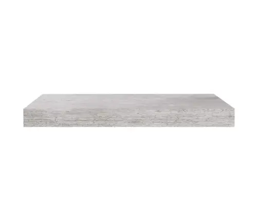 Sienas Plaukts, Betona Pelēks, 50X23X3,8 Cm, Mdf Vidaxl