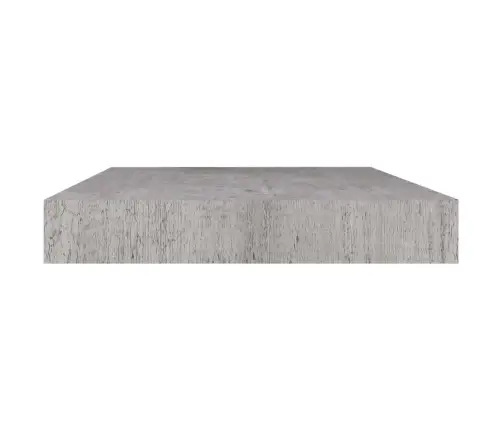 Sienas Plaukts, Betona Pelēks, 50X23X3,8 Cm, Mdf Vidaxl