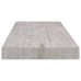 Sienas Plaukti, 4 Gab., Betona Pelēki, 60X23,5X3,8 Cm, Mdf Vidaxl