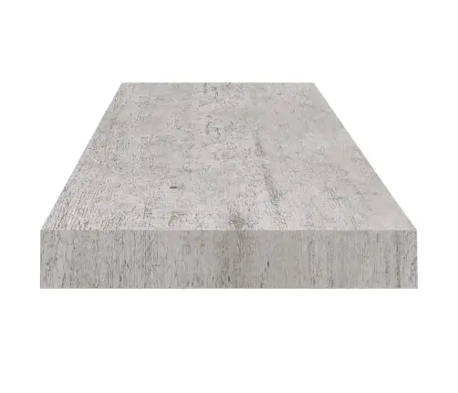 Pakabinama Sieninė Lentyna, Betono Pilka, 80X23,5X3,8cm Mdf