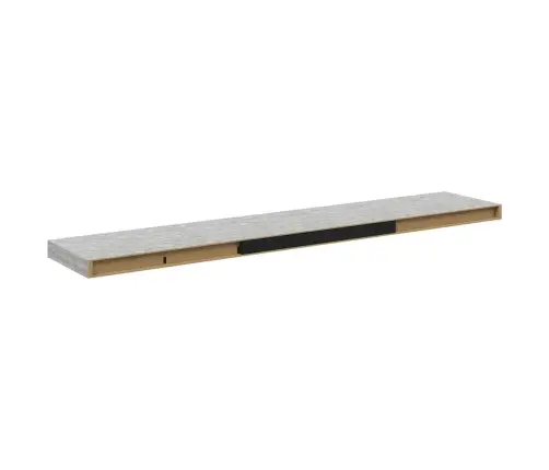 Seinariiulid 4 Tk, Betoonhall, 120 X 23,5 X 3,8 Cm Mdf