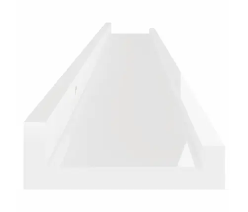 Seinariiulid, 2 Tk, Kõrgläikega Valge, 100 X 9 X 3 Cm