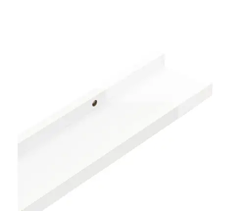 Seinariiulid, 2 Tk, Kõrgläikega Valge, 100 X 9 X 3 Cm