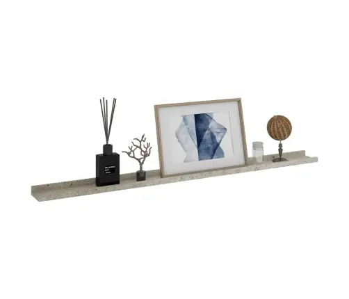 Seinariiulid, 2 Tk, Betoonhall, 115 X 9 X 3 Cm