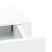Sienas Atvilktņu Plaukts, Balts, 40X23,5X10 Cm, Mdf Vidaxl