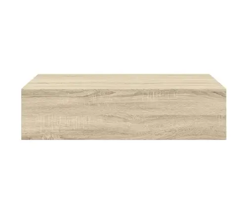 Sieninė Lentyna Su Stalčiumi, Ąžuolo, 40X23,5X10cm Mdf