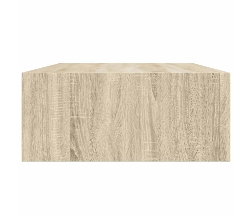 Sienas Atvilktņu Plaukts, Ozolkoka Krāsa, 40X23,5X10 Cm, Mdf Vidaxl