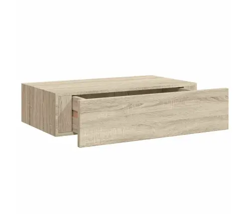 Lentynos Su Stalčiais, 2Vnt., Ąžuolo, 40X23,5X10cm Mdf