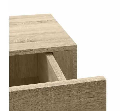 Lentynos Su Stalčiais, 2Vnt., Ąžuolo, 40X23,5X10cm Mdf