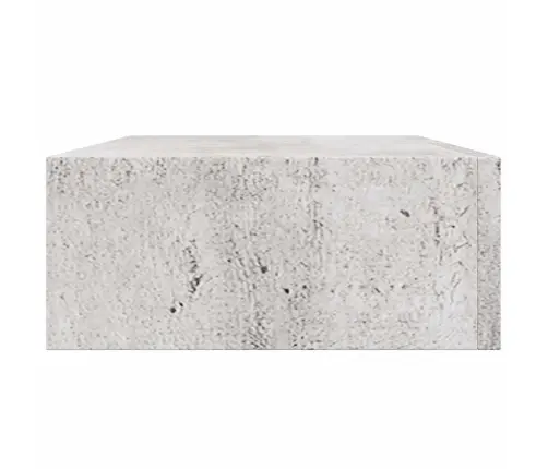 Sienas Atvilktņu Plaukti, 2 Gab., Pelēki, 40X23,5X10 Cm, Mdf Vidaxl