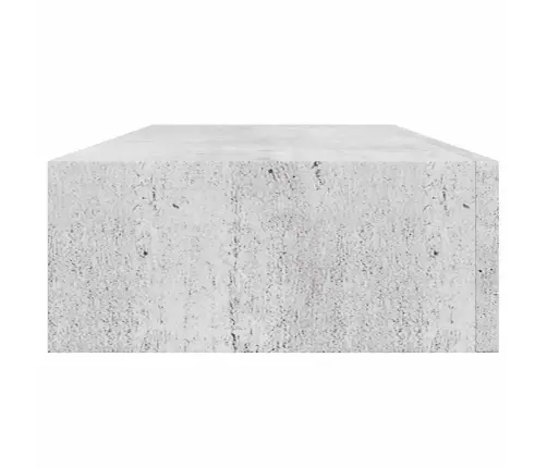 Sienas Atvilktņu Plaukti, 2 Gab., Pelēki, 60X23,5X10 Cm, Mdf Vidaxl