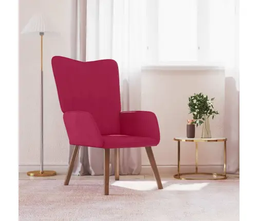 Poilsio Kėdė, Raudonojo Vyno Spalvos, Aksomas