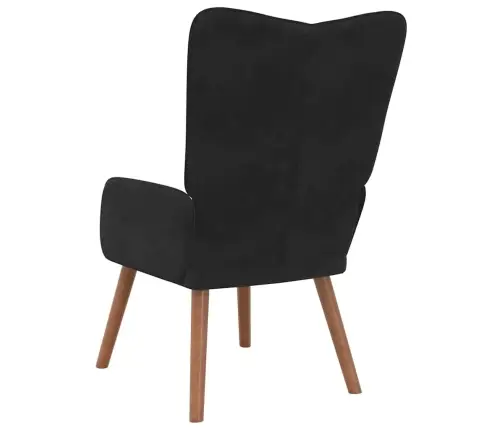 Poilsio Kėdė, Juodos Spalvos, Aksomas