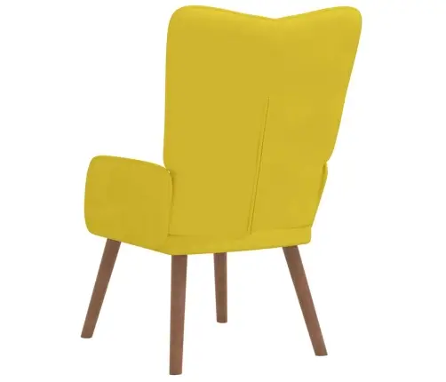 Atpūtas Krēsls, Sinepju Dzeltens Samts Vidaxl