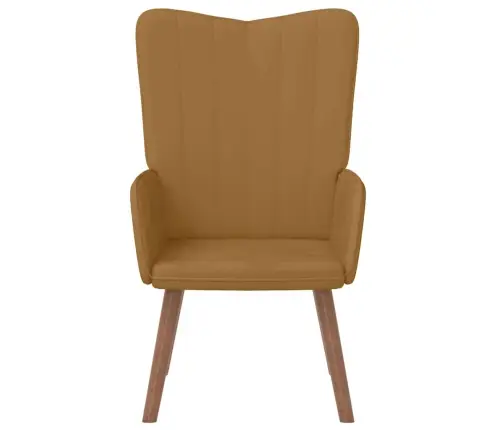 Atpūtas Krēsls, Brūns Samts Vidaxl