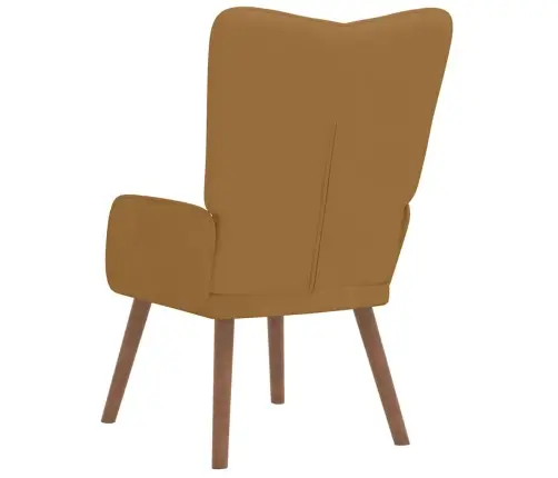 Atpūtas Krēsls, Brūns Samts Vidaxl