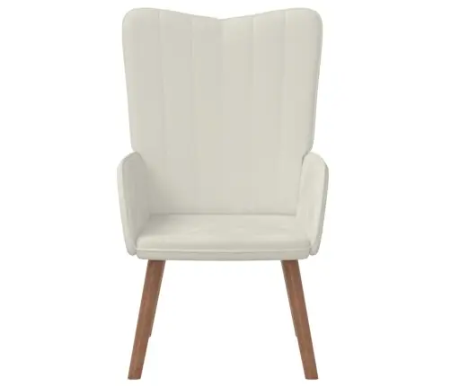 Poilsio Kėdė, Kreminės Baltos Spalvos, Aksomas