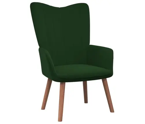 Atpūtas Krēsls Ar Kāju Balstu, Tumši Zaļš Samts Vidaxl Atpūtas Krēsls Ar Kāju Balstu, Tumši Zaļš Samts Vidaxl