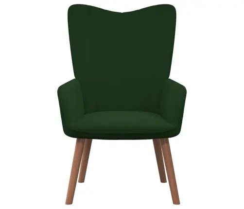 Atpūtas Krēsls Ar Kāju Balstu, Tumši Zaļš Samts Vidaxl Atpūtas Krēsls Ar Kāju Balstu, Tumši Zaļš Samts Vidaxl