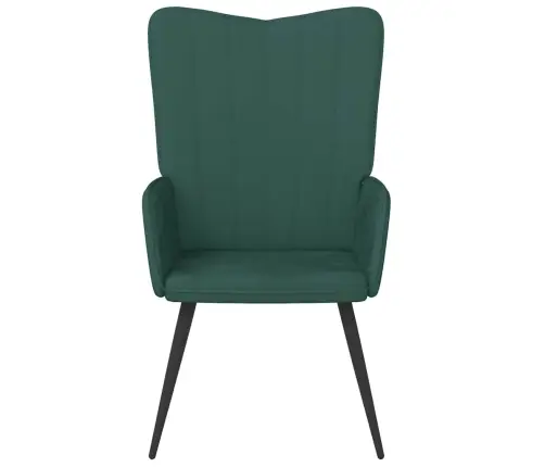 Atpūtas Krēsls, Tumši Zaļš Samts Vidaxl