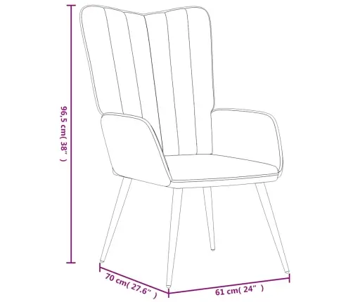 Poilsio Kėdė, Rožinės Spalvos, Aksomas