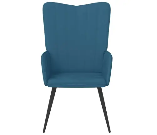 Atpūtas Krēsls, Zils Samts Vidaxl