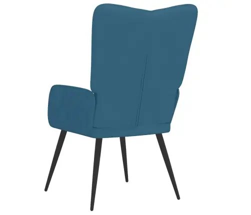 Atpūtas Krēsls, Zils Samts Vidaxl