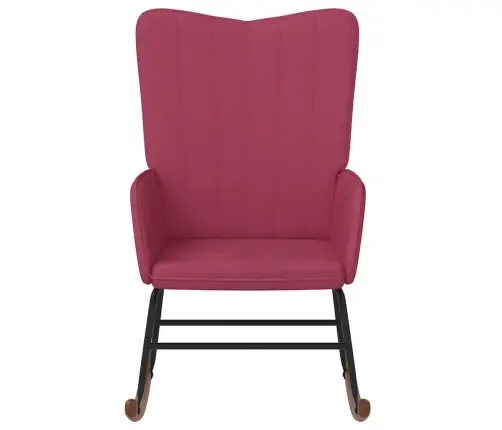 Šūpuļkrēsls, Vīnsarkans Samts Vidaxl Šūpuļkrēsls, Vīnsarkans Samts Vidaxl