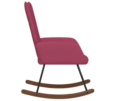 Šūpuļkrēsls, Vīnsarkans Samts Vidaxl Šūpuļkrēsls, Vīnsarkans Samts Vidaxl
