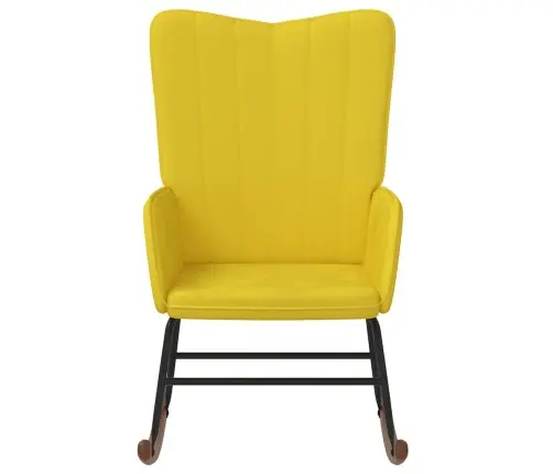 Supama Kėdė, Garstyčių Geltonos Spalvos, Aksomas