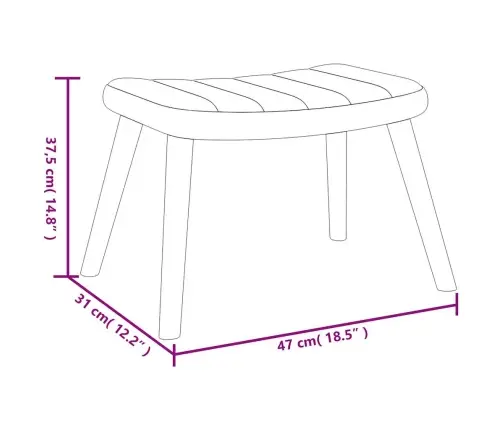 Supama Kėdė Su Pakoja, Juodos Spalvos, Aksomas