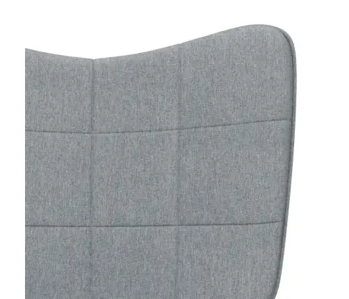 Atpūtas Krēsls, Gaiši Pelēks Audums Vidaxl Atpūtas Krēsls, Gaiši Pelēks Audums Vidaxl