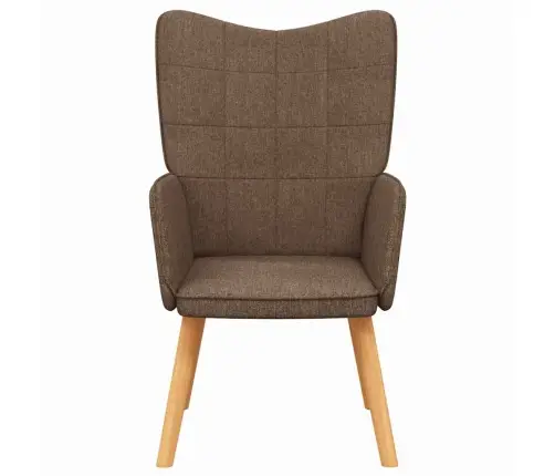 Atpūtas Krēsls, Brūns Audums Vidaxl