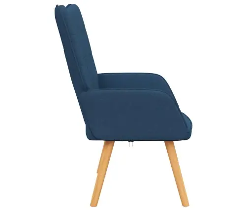 Atpūtas Krēsls, Zils Audums Vidaxl
