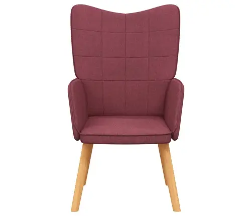 Atpūtas Krēsls, Vīnsarkans Audums Vidaxl