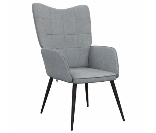 Poilsio Kėdė, Šviesiai Pilkos Spalvos, Audinys